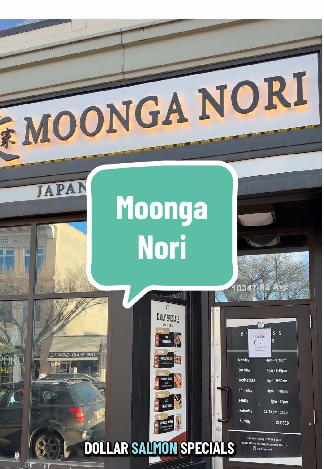 📍Moonga Nori | $1 Salmon Nigiri Special DM if you want to buy or sell a home in Edmonton and area! 🙌🏻 #yeg #yegfood #edmonton #yegrealtor #edmontonfood  