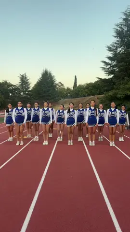 a fun little TikTok from our Varsity team 💙 • • • #cheer #cheerleading #cheerleadersoftiktok #highschoolcheer #fnl 