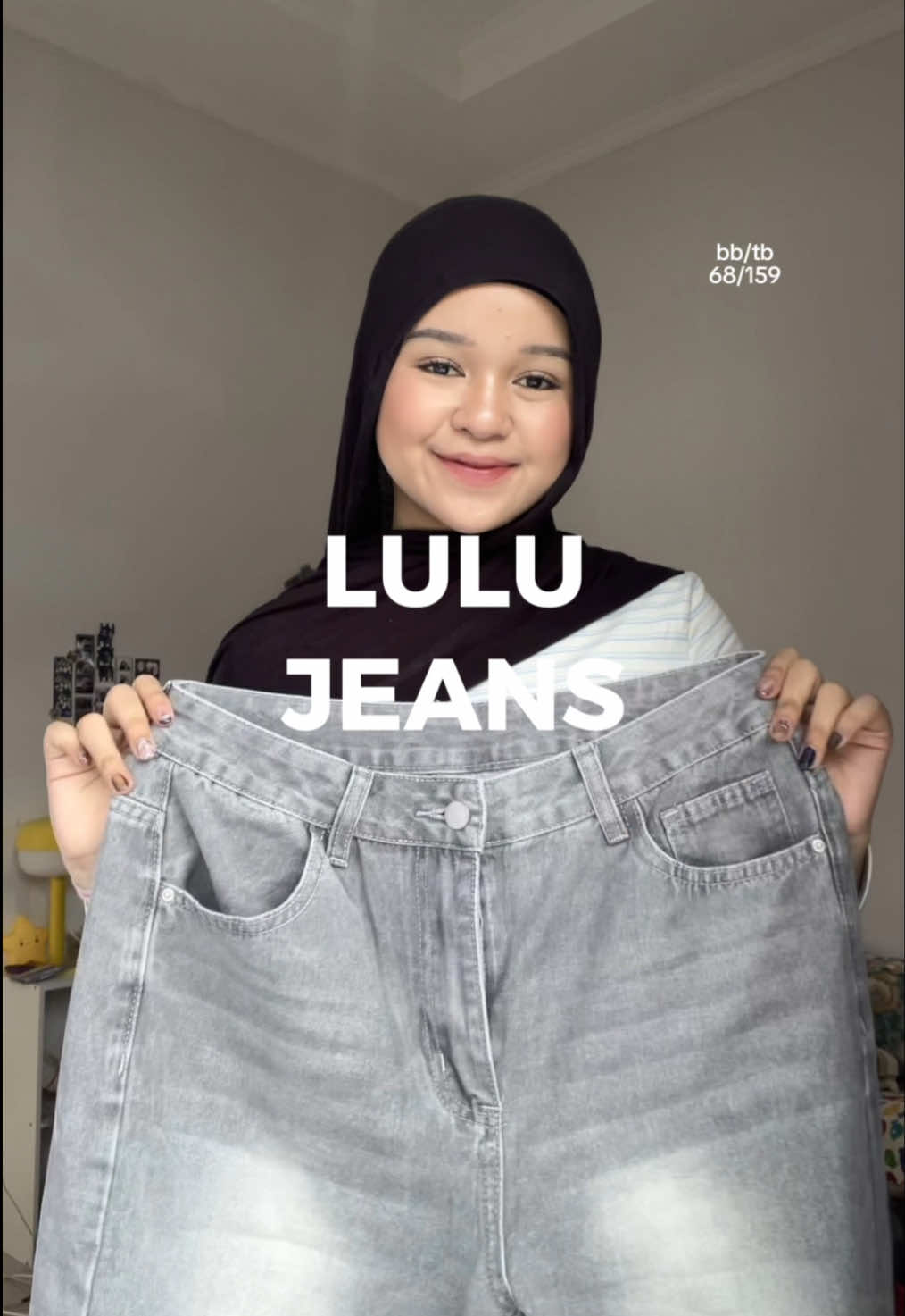 pertama kali punya jeans warnaa abu abu ternyataa cocok dipake ke banyak outfitt!😆