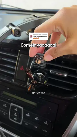 Replying to @rai_wiah #pewangikereta comel #trareview #carairfreshener 