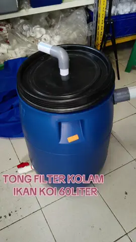 CEK BIO 🛒🛒🛒🛍️🛍️🛍️  TONG FILTER KOLAM IKAN KOI 60L #ikankoi #kolamikankoi #pecintaikanhias #ikanhias #fishtank