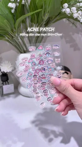 Miếng dán che mụn Shin-Chan #miengdanmun #danmun #trimuntainha #acnepatch #trimun 