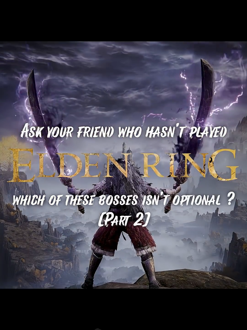 (Part 2) Which Boss Isn't Optional!?🔥 #eldenring #fromsoftware #darksouls #gaming #nightreign 