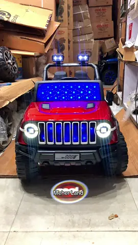 Kids Electric Jeep Model 108 #03285183852 @Robot Toys @Toy Brand  🚙 Remote Control 🚙 Mobile Operated 🚙 Double Battery 🚙 Double Motor 🚙 Leather Seat 🚙 Logo Light 🚙 Front & Back Screen Light 🚙 USB & AUX 🚙 MP3 & Music 🚙 1 Year to 12 Year Use 🚙 Weight Capacity 50 KG Order Now on WhatsApp: 03285183852 #fyp #foryoupage #viral #trend #trending #electricvehicle #electricjeep #rideoncar #kidsrideon #toycar #kidsfun #playtime #birthdaygift #toysforkids #ordernow #shoponline #onsale #limitedstock #worldwide #globalshop #SmallBusiness #madeinpakistan #pakistanbusiness #سيارة_كهربائية #لعب_اطفال #هدايا_للاطفال #العاب_كهربائية #cocheelectrico #juguetesniños #regaloinfantil #cocheniños #juguetesparaniños #voitureelectrique #jouetsenfants #cadeauenfant #voiturepourenfants #jouetselectroniques #بچوںکیگاڑی #الیکٹرکجیپ #کھلونےکیگاڑی #بچوںکاکھیل #اپنوں_کے_دیئے_تحفے_بیچا_نہیں_کرتے💔 #fyp #foryoupage #viral #trend #trending #electricvehicle #electricjeep #evkids #rideoncar #kidsrideon #kids #kidstoys #toys #toycar #toysforkids #jeeplife #jeepwrangler #babyjeep #offroad #adventure #doublebattery #leatherseat #remotecontrol #usbaux #ledlights #1to12years #kidsfun #playtime #birthdaygift #kidsgear #50kgcapacity #strongkidscar #longlasting #mp3player #musicsystem #soundtrack #kidsfashion #parenthood #familygoals #babyfotography #ordernow #shoponline #onsale #limitedstock #worldwide #globalshop #export #madeinpakistan #pakistanbusiness #SmallBusiness  