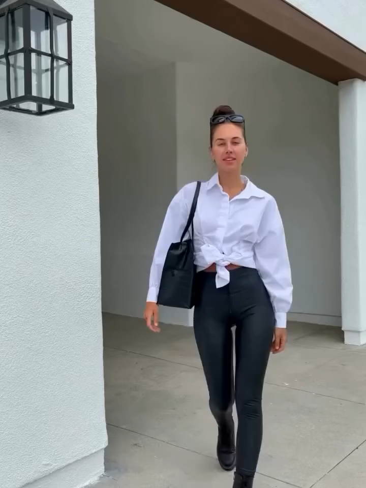 leather leggings #leggings #fashion #fashiontrend #fashiontiktok #leather #leatherpants