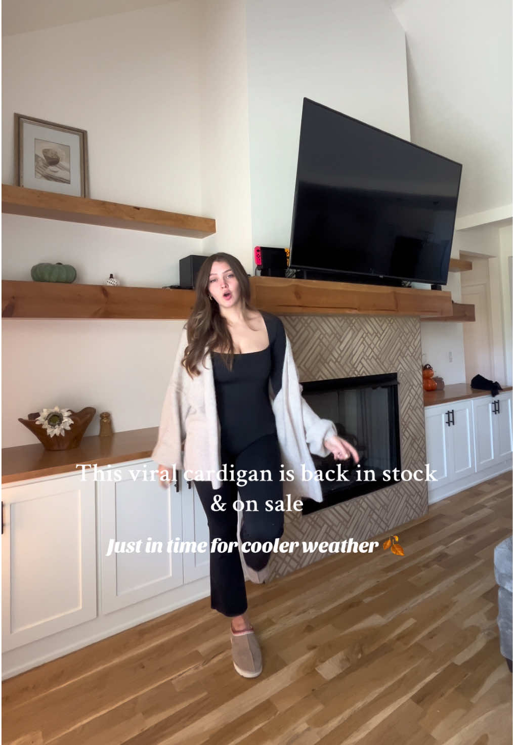 @PrettyGarden 😍😍 I sized up 1 for a big of a oversized fit, typically a medium. 😊 #fypシ #tiktokshopfalldealsforyou #falldealsforyou #tiktokshopcreatorpicks #cardigan 