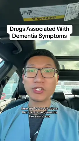 Drugs associated with dementia symptoms when taken chronically #brain #brainhealth #neurology #Science #TikTokLearningCampaign 