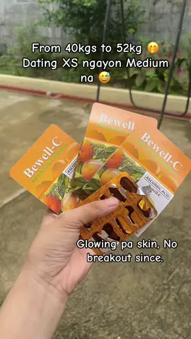 Di na tinatawag na payatot ☺️ Sa dami ng pampatabang vitamins na natry ko, dito lang pala sa Vitamin C tataba #bewellc #bewell #vitaminc #bewellcvitamins 