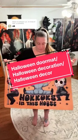 Replying to @polygon..ye…im tired of this.. #HalloweenDoor #HalloweenDecor #HalloweenDecoration 