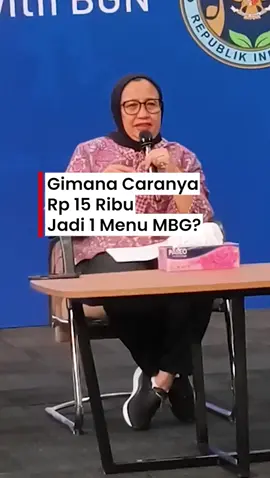Di tengah kisruh keamanan pangan dan penggunaan anggaran, Wakil Kepala BGN Nanik S. Deyang beberkan anggaran satu porsi menu MBG yang sebesar Rp 15 ribu. la membeberkan bahwa anggaran Rp 15 ribu itu digunakan untuk sewa tempat, biaya gas masak, hingga bahan baku MBG. Nanik juga ungkap mengapa terkadang ada menu MBG yang tidak bagus. Di dalam biaya satu porsi tersebut, SPPG harus mencari cara bagaimana mendapatkan menu yang layak untuk siswa-siswi sekolah. Creator: Ammarza Akhmal