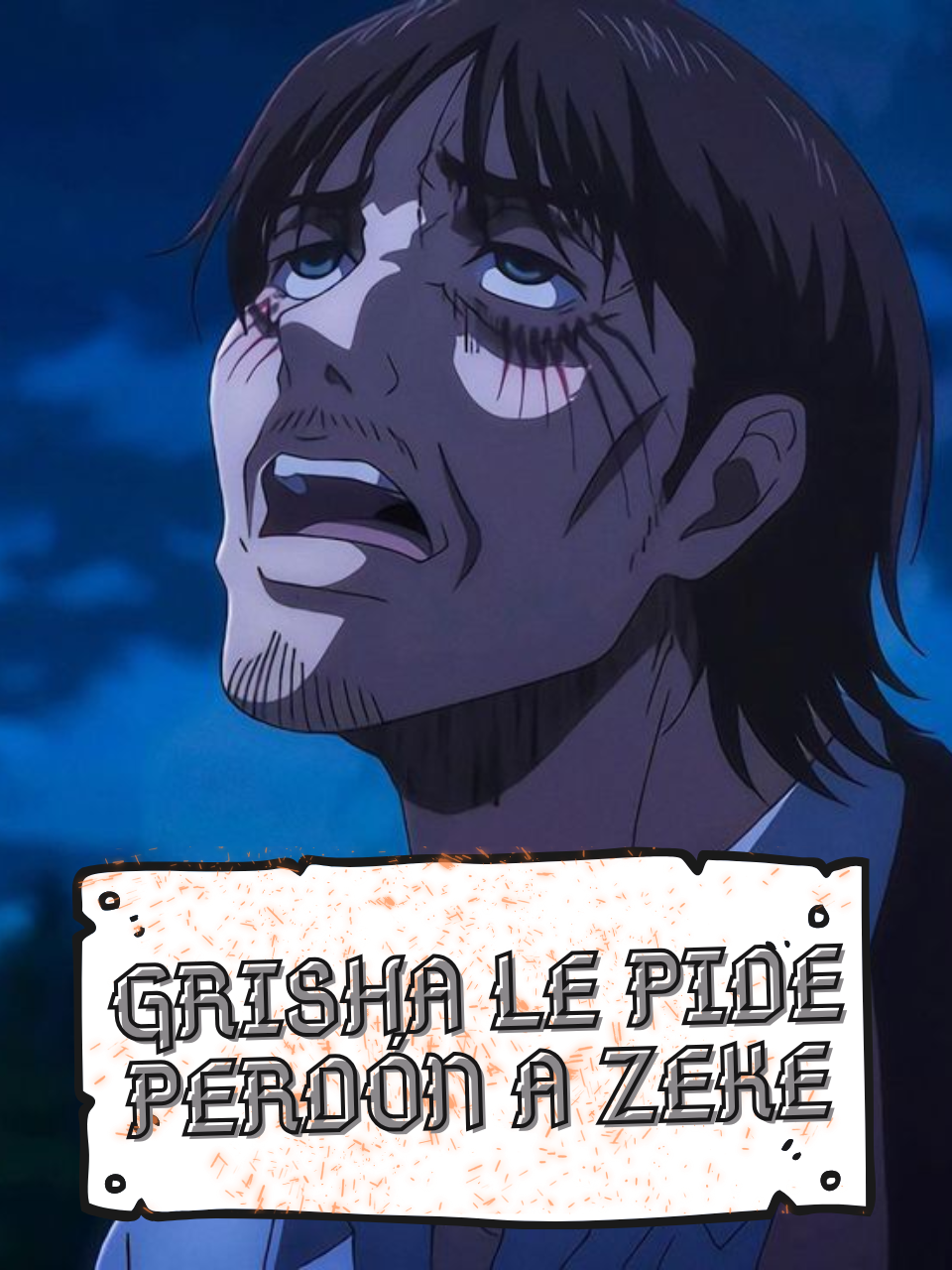 Attack on Titan | Grisha le pide perdón a Zeke || Práctica de doblaje  Voz Grisha: @killah.kuin  Copyright Disclaimer Under Section 107 of the Copyright Act 1976, allowance is made for fair use for purposes such as criticism, comment, news reporting, teaching, scholarship, and research. Fair use is a use permitted by copyright statute that might otherwise be infringing. Non-profit, educational or personal use tips the balance in favor of fair use. #aesirstudios #aesir #AttackOnTitan #shingekinokyojin #grisha #doblaje #doblajelatino #prácticas #practicasdedoblaje #voiceacting #fandub #fandublatino #fandubespañol #series #anime #manga