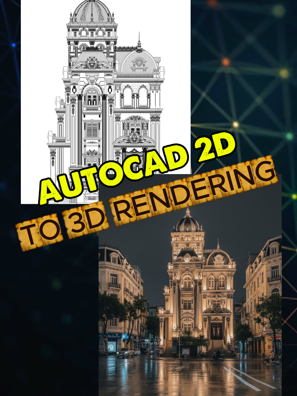 Ảnh 2d sang phối cảnh 3d nhanh chóng bằng AI. #nboxAI #AIrender #renderingarchitecture 
