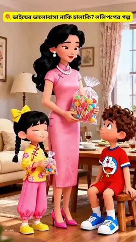 🍭 ভাইয়ের ভালোবাসা নাকি চালাকি? ললিপপের গল্প বাচ্চাদের জন্য আনন্দময় কার্টুন গল্প 🎬 প্রতিটি ভিডিওতে থাকে নতুন মজার মজা ✨ ছোটদের হাসি আর খুশির সাথী এই ভিডিও 😊 ফ্যামিলি সবার জন্য উপভোগ করার মতো কনটেন্ট 👨‍👩‍👧‍👦 #FunnyStory #CartoonVideo #KidsCartoon #AnimationStory #FamilyFun   