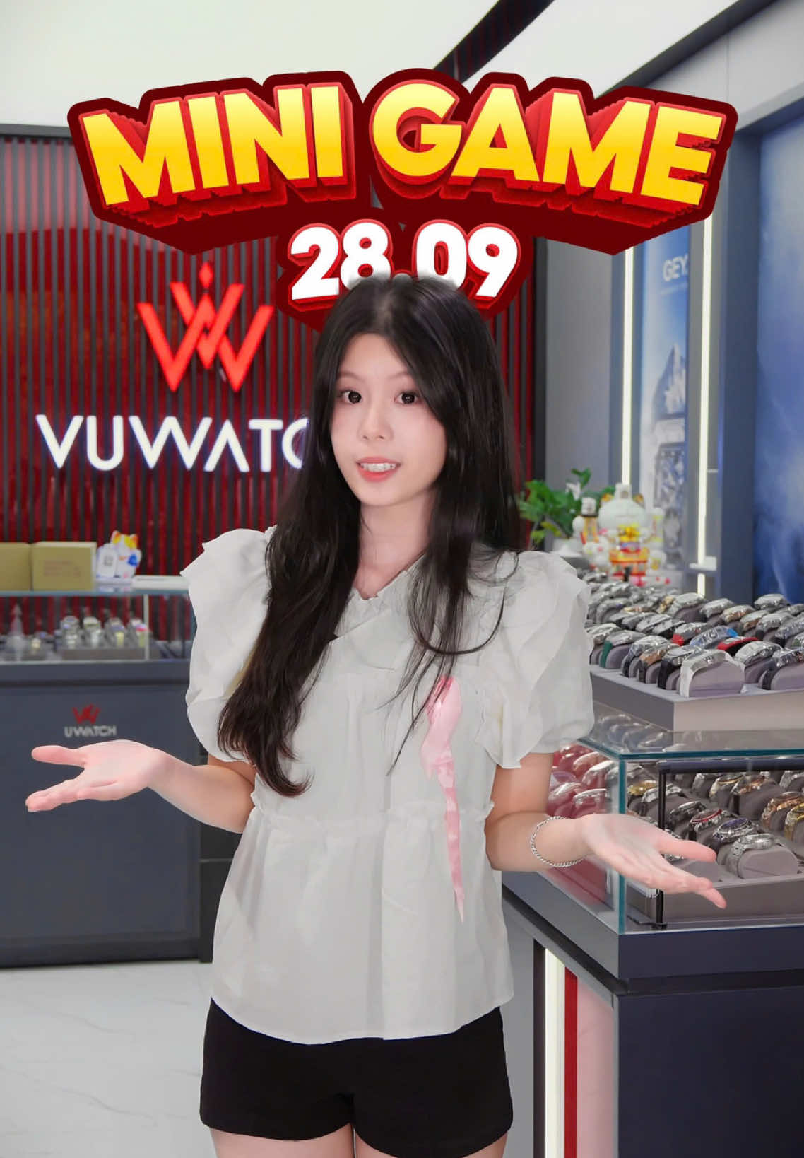 Minigame đã bắt đầu - Tham gia liền tay để có cơ hội nhận đồng hồ FREE nha!!! #megalive #minigame #salesoc #dealhot #vuwatch @Vu Watch 2 @Vũ Watch 3 @Vũ Watch 4 