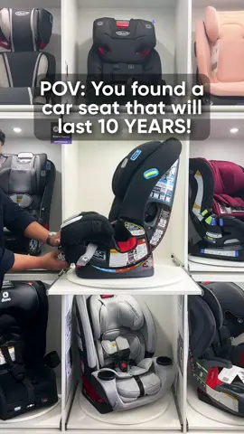 YES you read that right! The Graco 4Ever DLX grows with your child, offering 4 seats in 1: ✅ Rear-facing ✅ Forward-facing ✅ Fullback booster ✅ Backless booster Suitable for up to 54kgs and lasting up to 10 years, this seat is built for the long haul! Learn more via the link in bio or head in-store to Baby On The Move Manukau! #graco #carseat #convertiblecarseat #shoplocal #nztiktok 