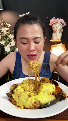 กุ้งถังมาม่่เกาหลีอบชีส อร่อยมากเมนูนี้แนะนำเลยจ้า#กุ้งถัง#tiktokshop #tiktokพากิน #ครัวtiktok #นักรีวิวอาหาร 