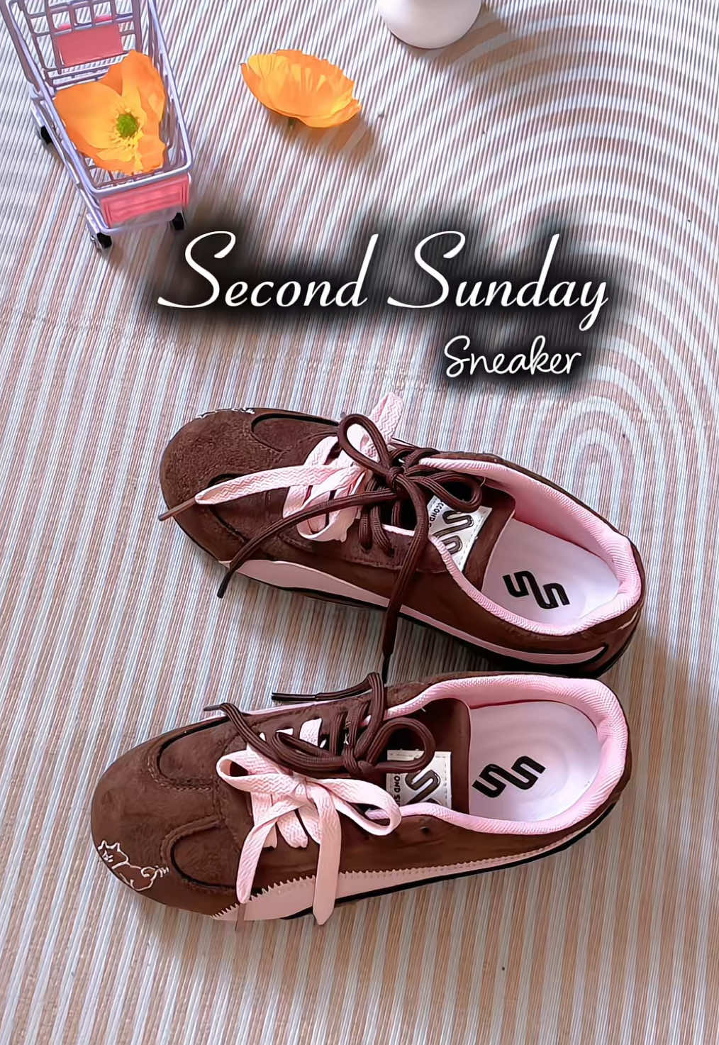 Đôi giày thể thao nhà Second Sunday xinhh xỉuu lunn mấy bà ha, ẻm đi lên chân cưng lắm 🌸🌸 #giaythethao #secondsunday #giaythethaonu #giaysneaker #giaynuxinh 