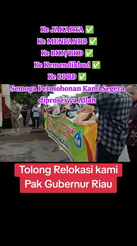Tolong segera Relokasi kami pak @ABDUL WAHID RIAU @wahid_simbar01 terimakasih pak 🙏 #gubernurriau #abdulwahid #prabowosubianto #gerindra #relokasigurup3k #pppk #relokasipppk #relokasip3k 
