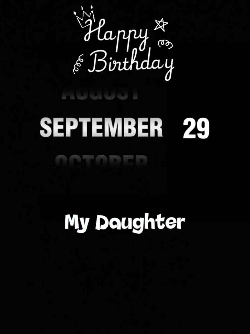 #CapCut happy birthday 29 September my daughter template ‎Just click 