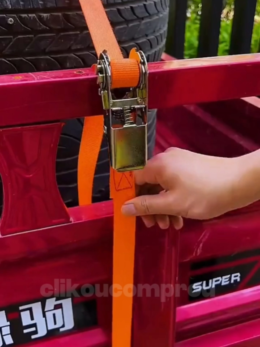 Cinta Com Catraca para Carga pesada 3 T 50 T 