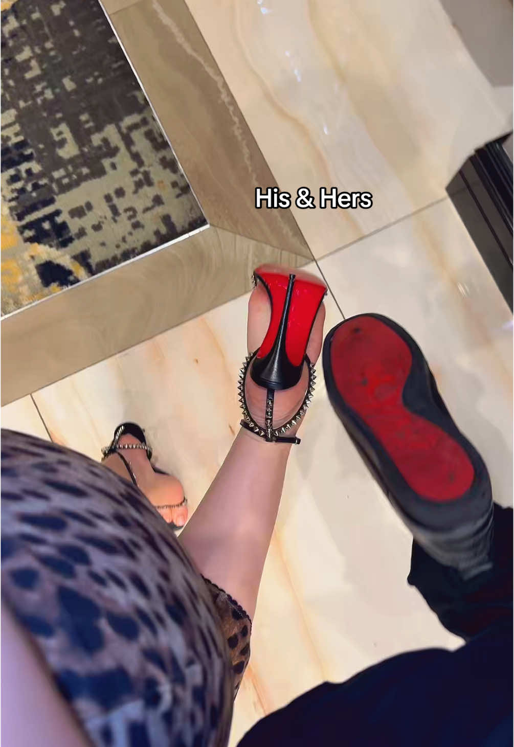 Always Matching❤️ @Christian Louboutin #redbottoms #louboutin #louboutinheels #matching #Love #ootn #skims #coupletok #relationships #share #trending #fyp #fypシ 