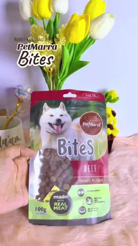 Treat time = happy time! Big smiles with PetMarra Biscuit Bites Dog Treats! #dogtreatsPH #furparentlife #petmarra #fyp 