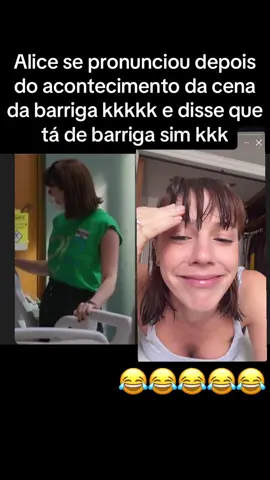 Ela disse q tava de barriga sim kkk  #alicewegmann #barriga #gravida #solange #valetudo 