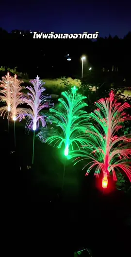 ไฟปักสนามโซล่าเซลล์ ไม่ต้องต่อสายไฟ ชาจไฟจากแสงอาทิตย์ ไฟติดอัตโนมัติ #ไฟปักสนามโซล่าเซลล์ #ไฟเทศกาล #ไฟดอกไม้โซล่าเซลล์ 