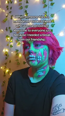 I still loved and cared about her and she completely destroyed any chance of me ever trusting her again. all because I needed some space. she showed her true colors. 