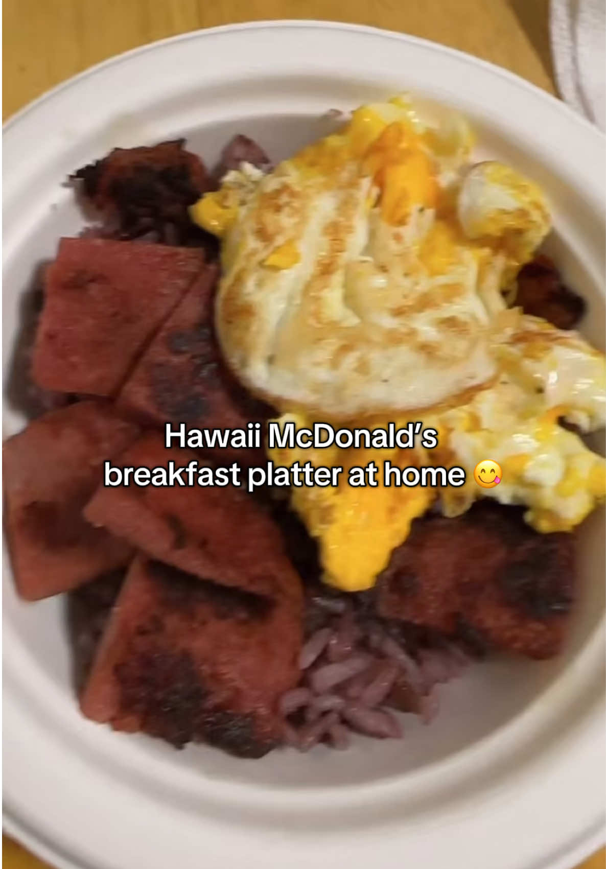 🍚🥩🍳 #food #Foodie #whattoeat #hungry #hawaii 