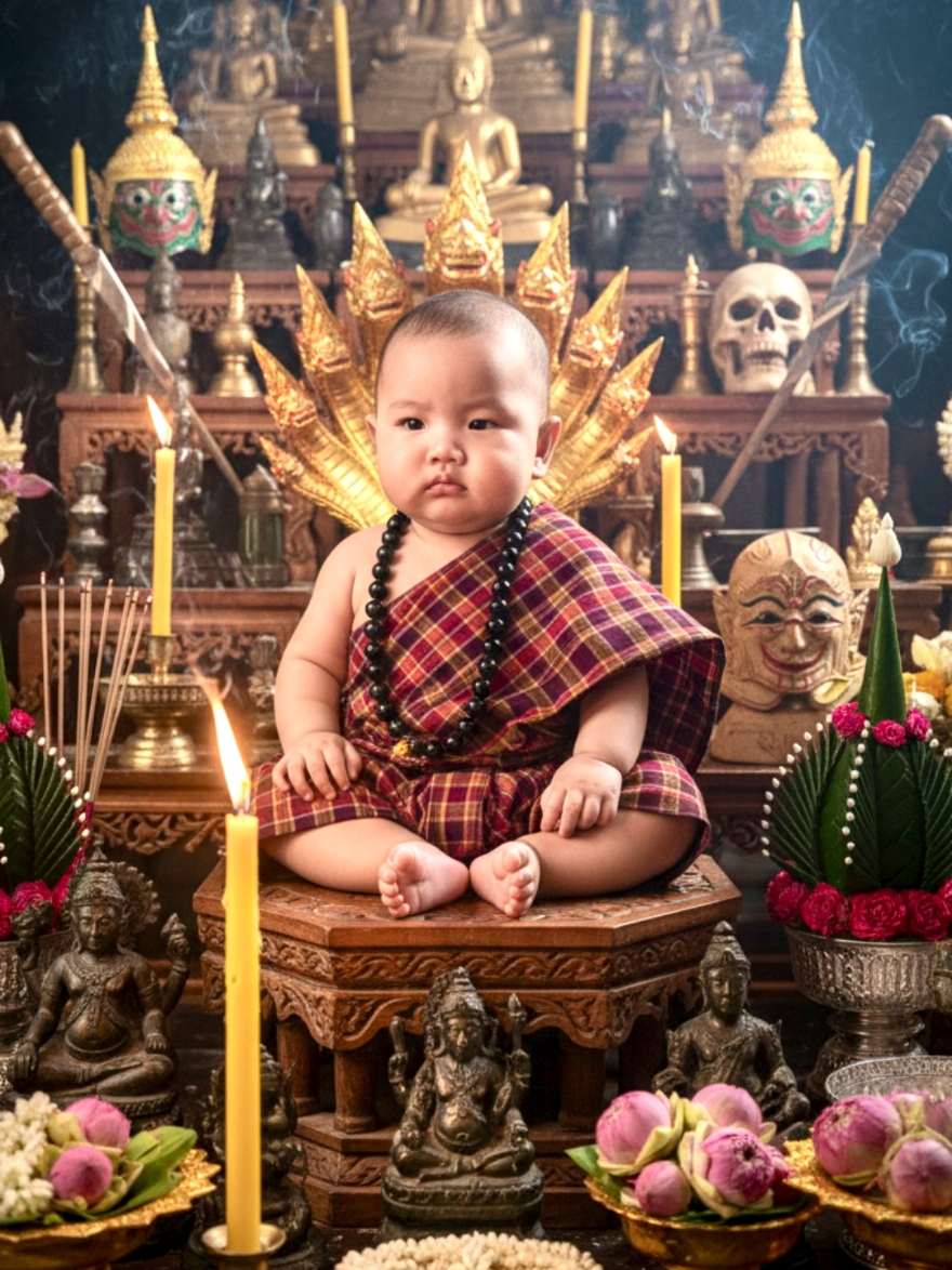 พ่อหมอน้อย #Gemini #สร้างภาพai #create #พ่อหมอน้อย 