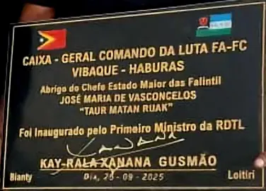 Aman Taur Matan Ruak Agradese Ba Maun Xanana Tamba Asina Ona Plaka Abrigu Subteraneu  Xefe Estado Maior Das Falintil Taur Matan Ruak iha Sentru Kaixa Jeral Bibaque Haburas🤝🙏🇹🇱💪 #fypシ゚viral #LIDER #TMR #dili 