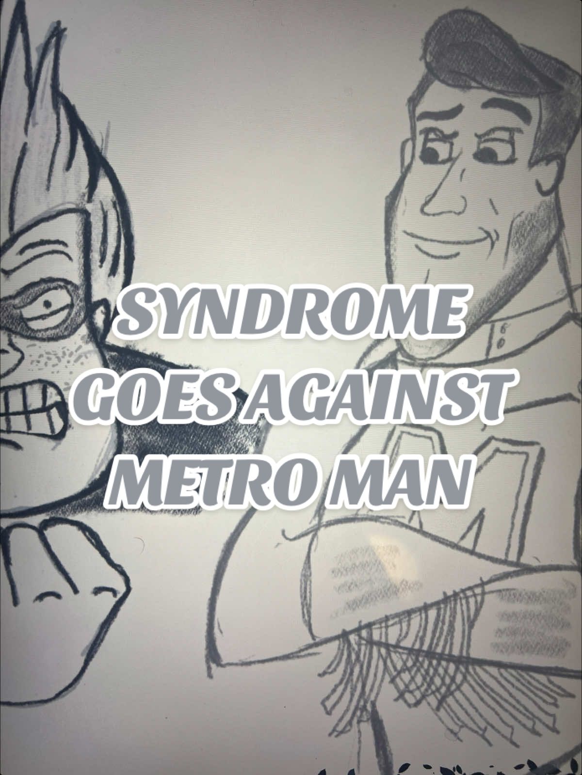 A sketch edit I made of how I interpret this. Syndrome met his match when he confronts metro man #metroman #syndrome #incredibles #super #fyp  