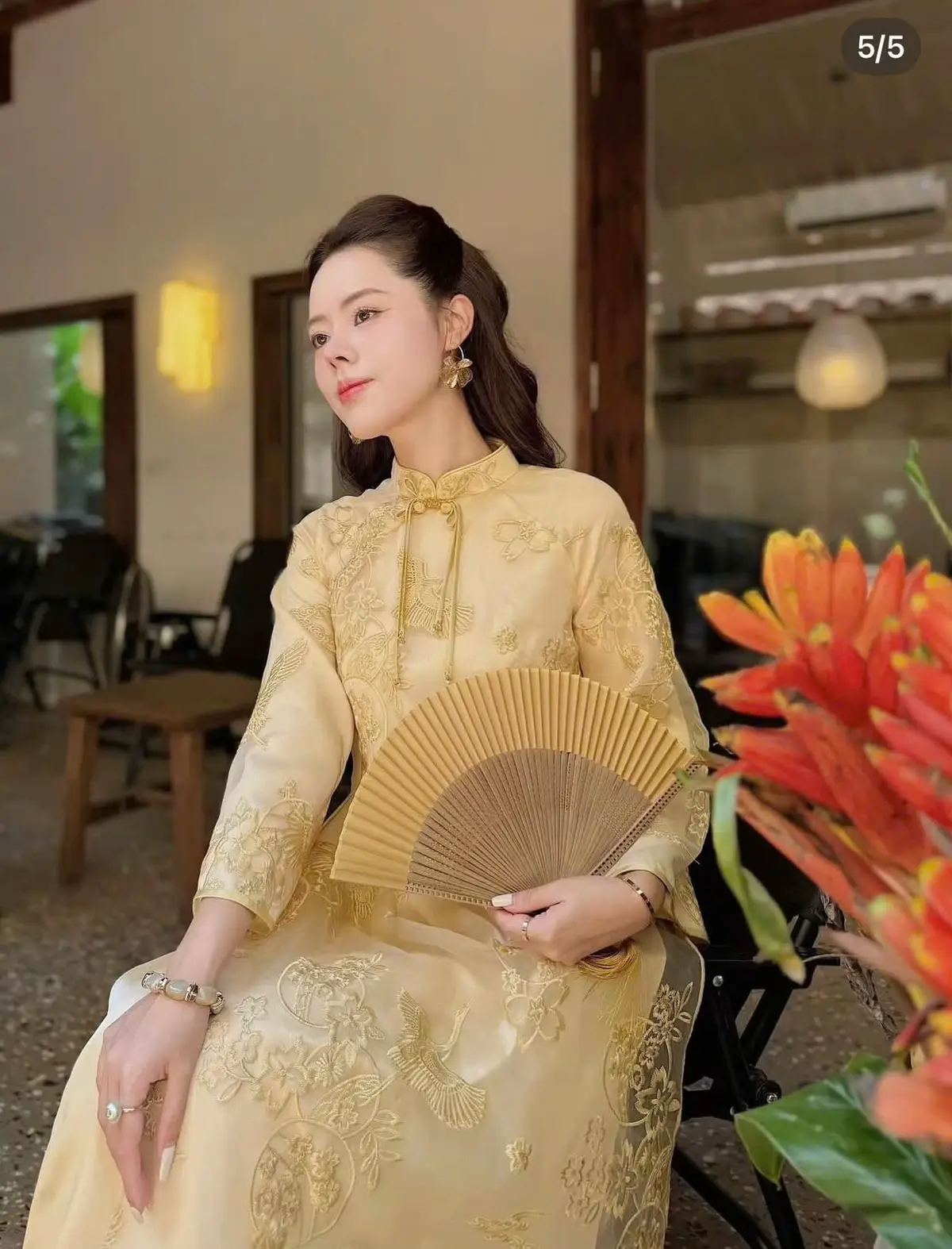 Si ibe e #aodaiTrangAnh #aodaivietnam #aodaitet #aodaicachtan #aodaitruyenthong 