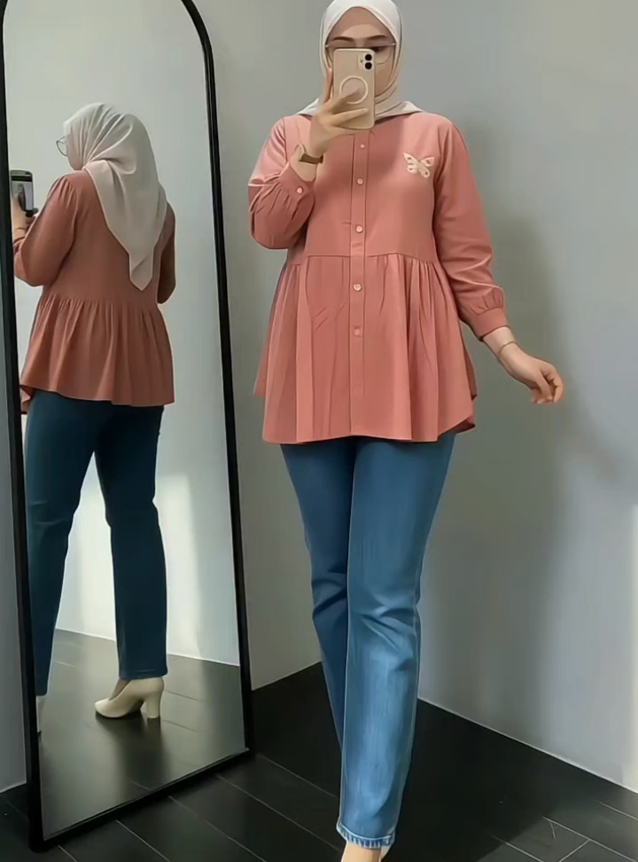 #SellaBlouse #BlouseRayonTwill #BlouseBordirWanita #atasanwanita  #BlouseWanitaPremium