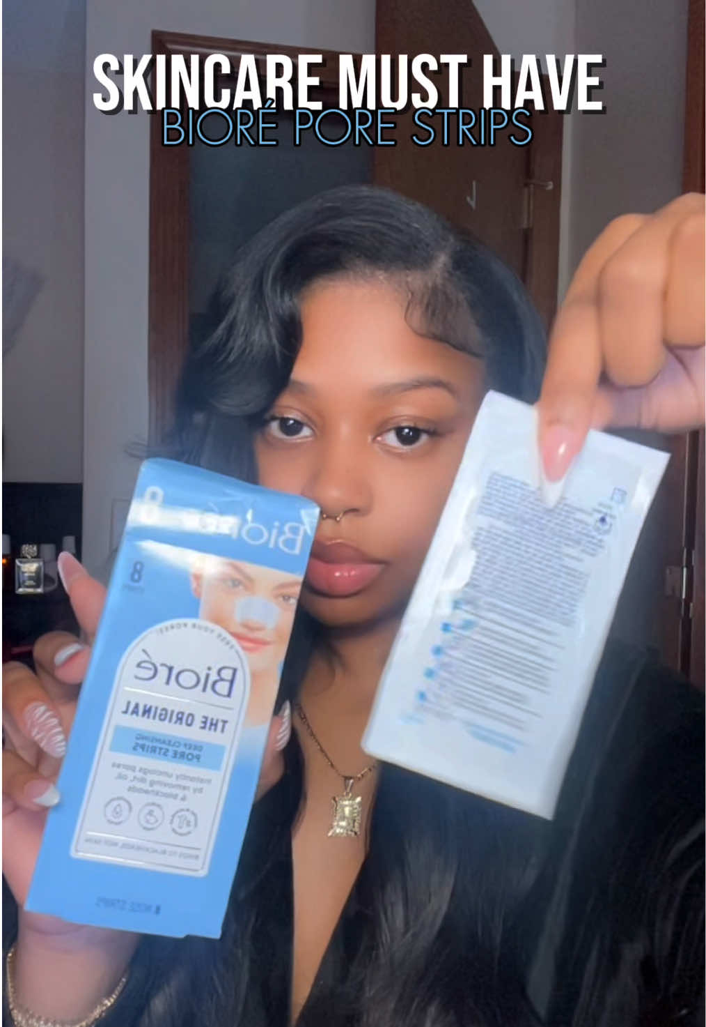 @Biore Skincare literally have the best products 🥹 #biore #biorenosestrip #skincaremusthaves #peeloffmask #viral 