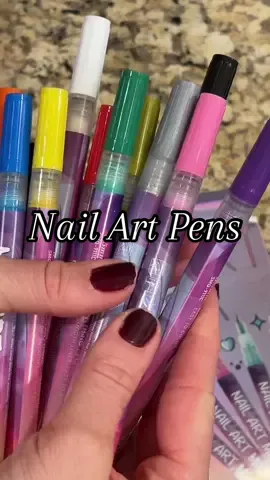 Fun and easy to use nail art pens!! #nailartpen #nailart #manicure #athomenails #stockingstuffer 