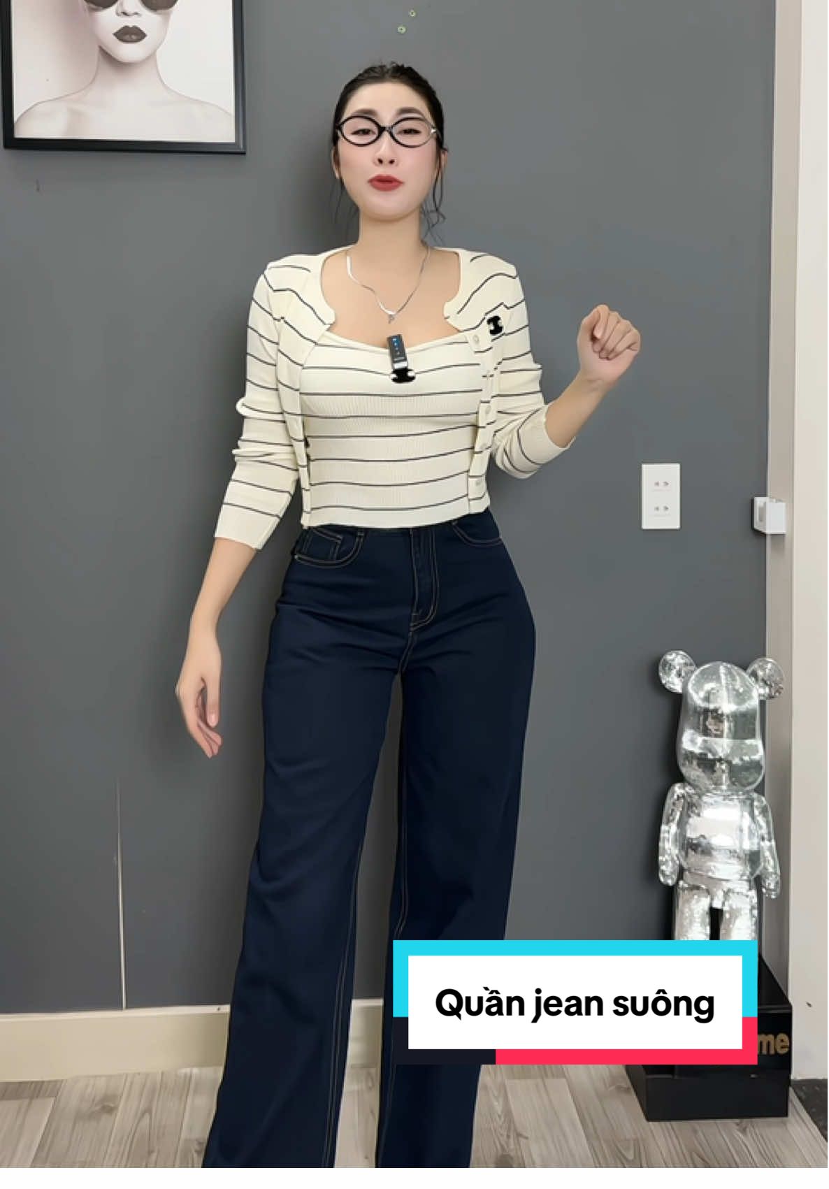 Quần jean suông#phượng_phới_phới1982 #thời_trang_nữ #review #quần_jean_suông #quần_bò_suông 