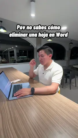 Pov no sabes cómo eliminar una hoja en Word #word #humor #comedia #tutorial #tecnologia 