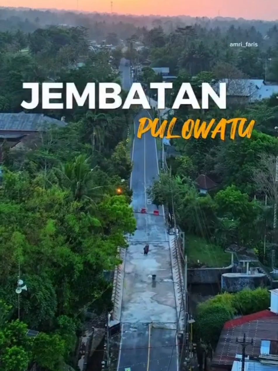 Penampakan jembatan Pulowatu Pakem terkini  #jogja #yogyakarta #infojogja  #jogjaupdate  #jembatanpulowatu  Source: @amri_faris