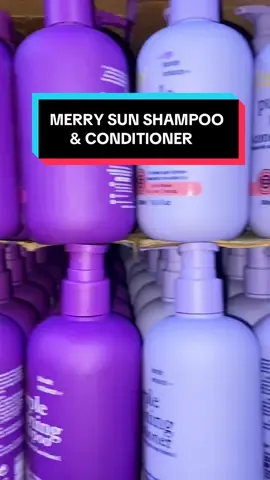 MERRY SUN PURPLE TONING SHAMPOO AND CONDITIONER 💜 #paydaysale #shampoo #conditioner #foryoupage #viral 