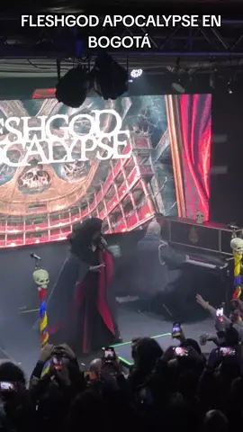 Increíble presentación de la banda @Fleshgod Apocalypse en Bogotá. Un evento @Lemmyprods @Under The Blade  #fleshgodapocalypse #metalitaliano #metalsinfonico #metalmusic 
