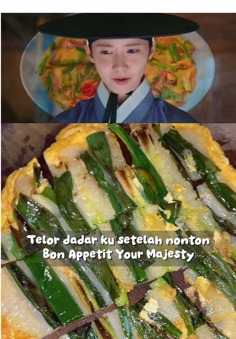 Telor dadar udah.. Next recook menu yang mana ya?? #bonappetityourmajesty #bonappetit #pajeon #kdrama #fyp 