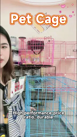 Maluwag at maaliwalas na kulungan! Komportableng tirahan para sa iyong alaga.#cat#lovecat#dog#lovedog#pet 