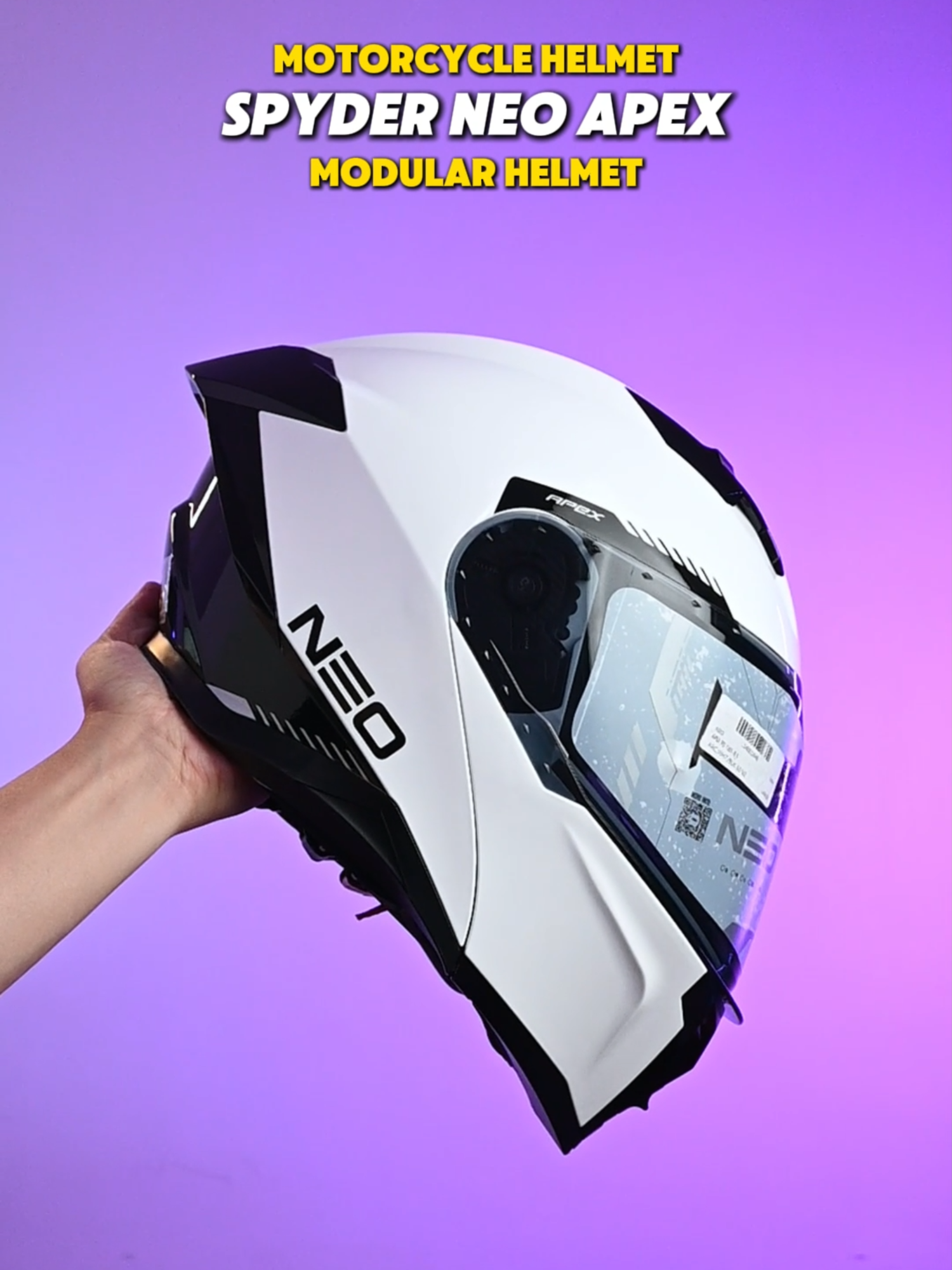 Motorcycle Modular Helmet Spyder Neo Apex #motorcyclehelmet #helmet