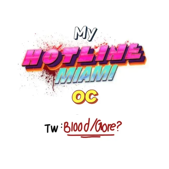 TW: BLOOD/G0r3?  I had to change Alice's design again and I'm aware it doesn't look good enough to look like the hlm characters so Mb. FEEL FREE TO SHOW ME YALLS OC TOO PLS PLS PLS I LOVE SEEING HLM OCS . . . . . . . . . . . . . . . . . . . #idontknowwhattoputhere #hotlinemiami #hotlinemiamioc #art #ibispaint #letmefartinyourmounth #hotlinemiami2 