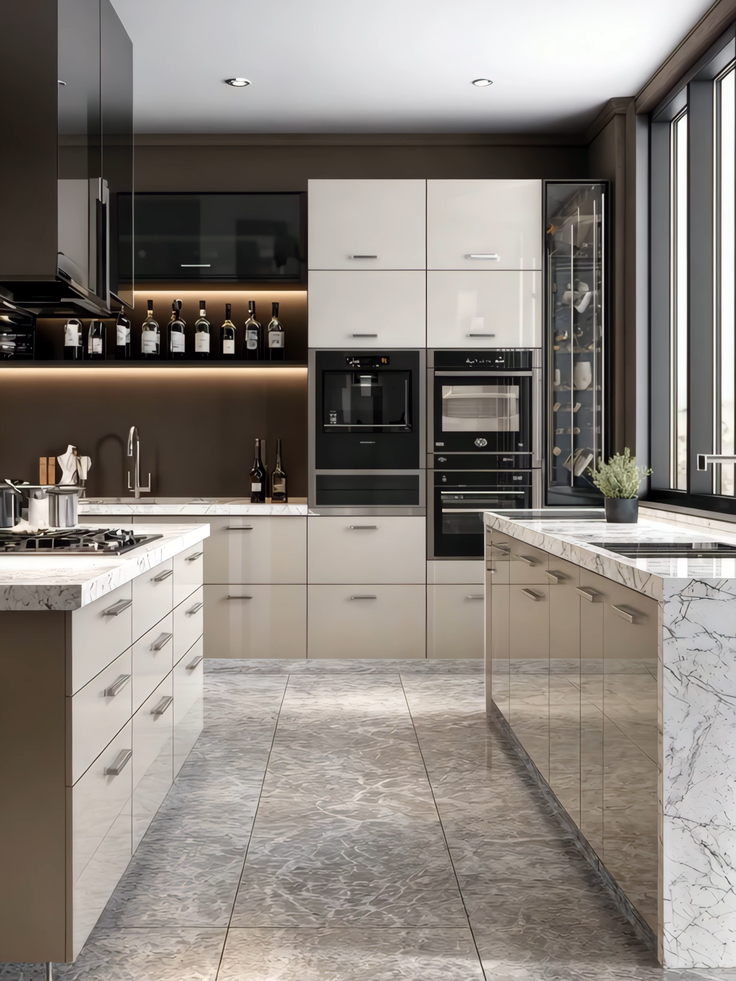 Nấu ăn cũng thành nghệ thuật khi có không gian thế này ✨ #thietkenoithat #noithattugia #noithatphongbepdep #xuhuong #fyp