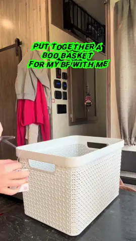 a lil boo basket for my boo @Colby 👻  #viral #boobasket #boobasketideas #halloween #spookyseason 