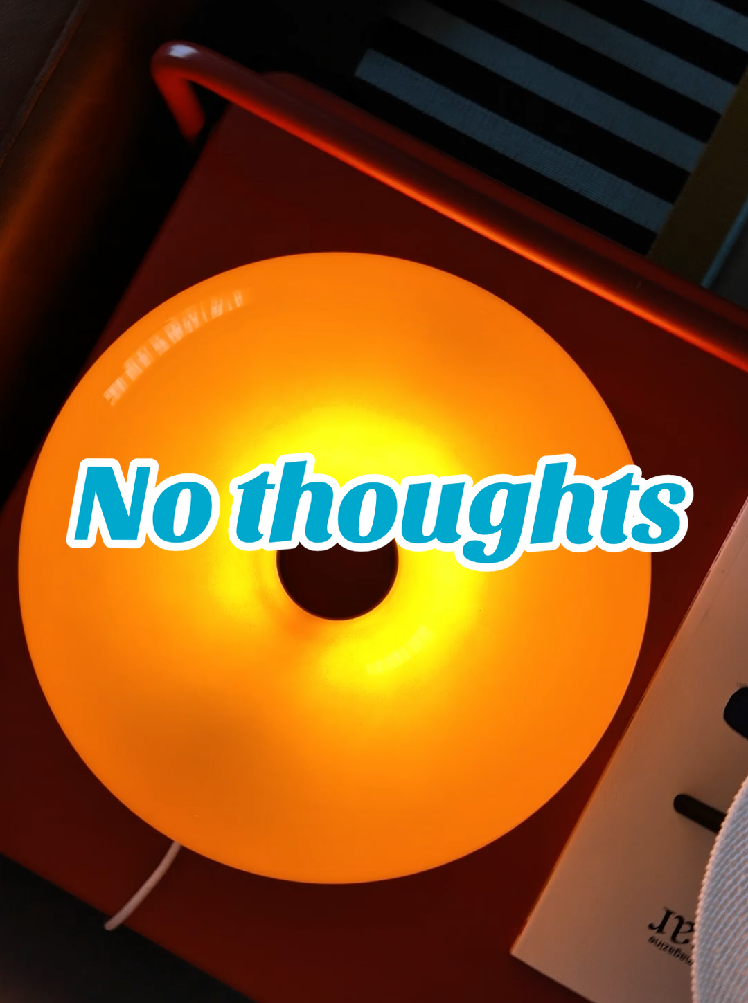 No thoughts, just soft light filling the room ✨ #ambientlight #moodlighting #cozyathome #livingroom #apartmentdecor @ns. 