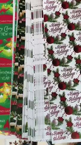 #SweetNightSmellTheHoliday #christmast glossy gift wrapper assorted dizign